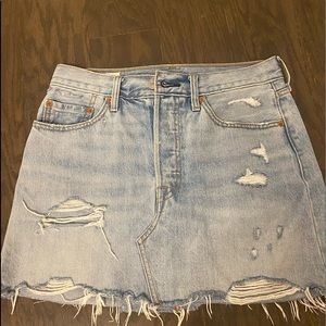 Levi denim skirt